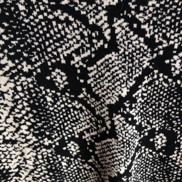 Nanette Lepore Sweater Dress Medium Snake Animal Print Neutral - Picture 6 of 14